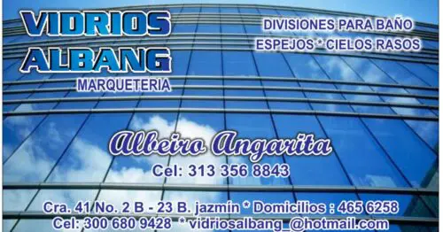 VIDRIOS ALBANG VIDRIOS ALBANG